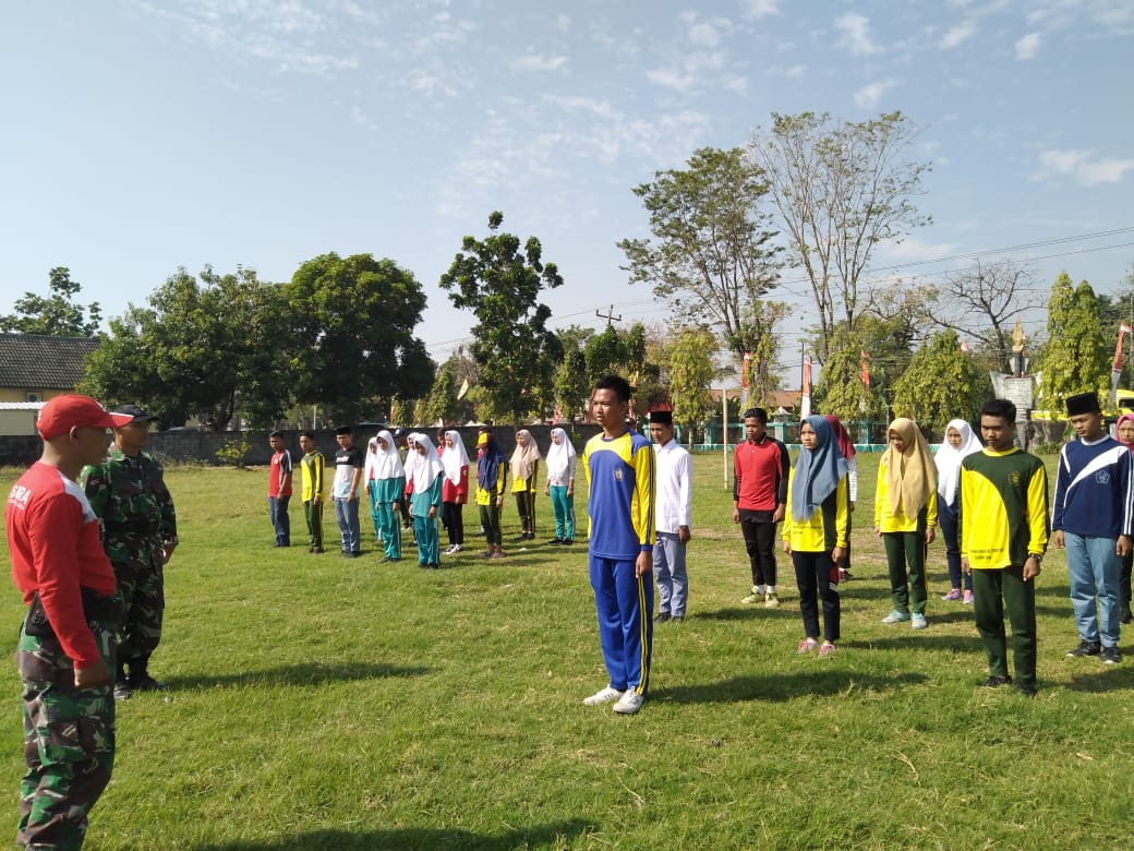 32 Calon Paskibra Kecamatan, Gelar Latihan Perdana