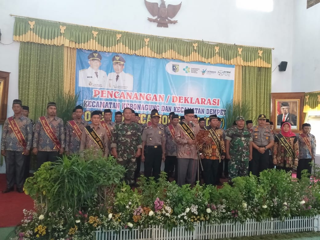 Kecamatan Kebonagung & Dempet Gelar Deklarasi ODF Bersama