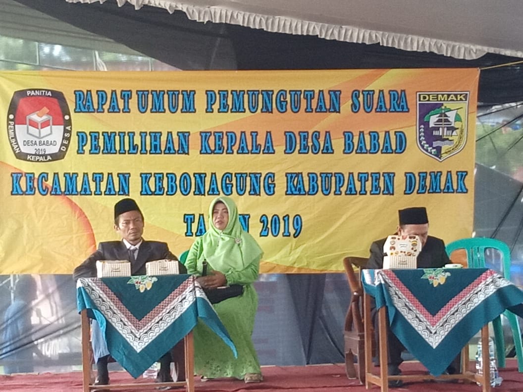 Pemilihan Kepala Desa Babad berlangsung Lancar