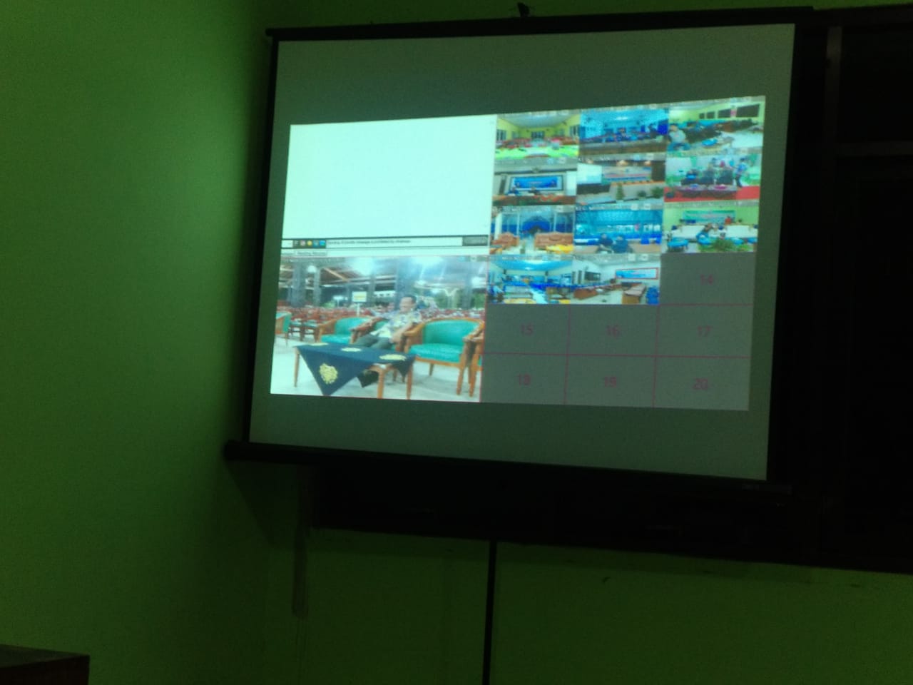Teleconference Musrenbang Tingkat Kecamatan