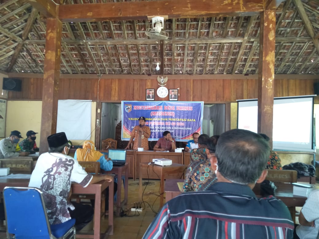 Musdes-sus Penetapan Calon Penerima BLT Dana Desa Sokokidul
