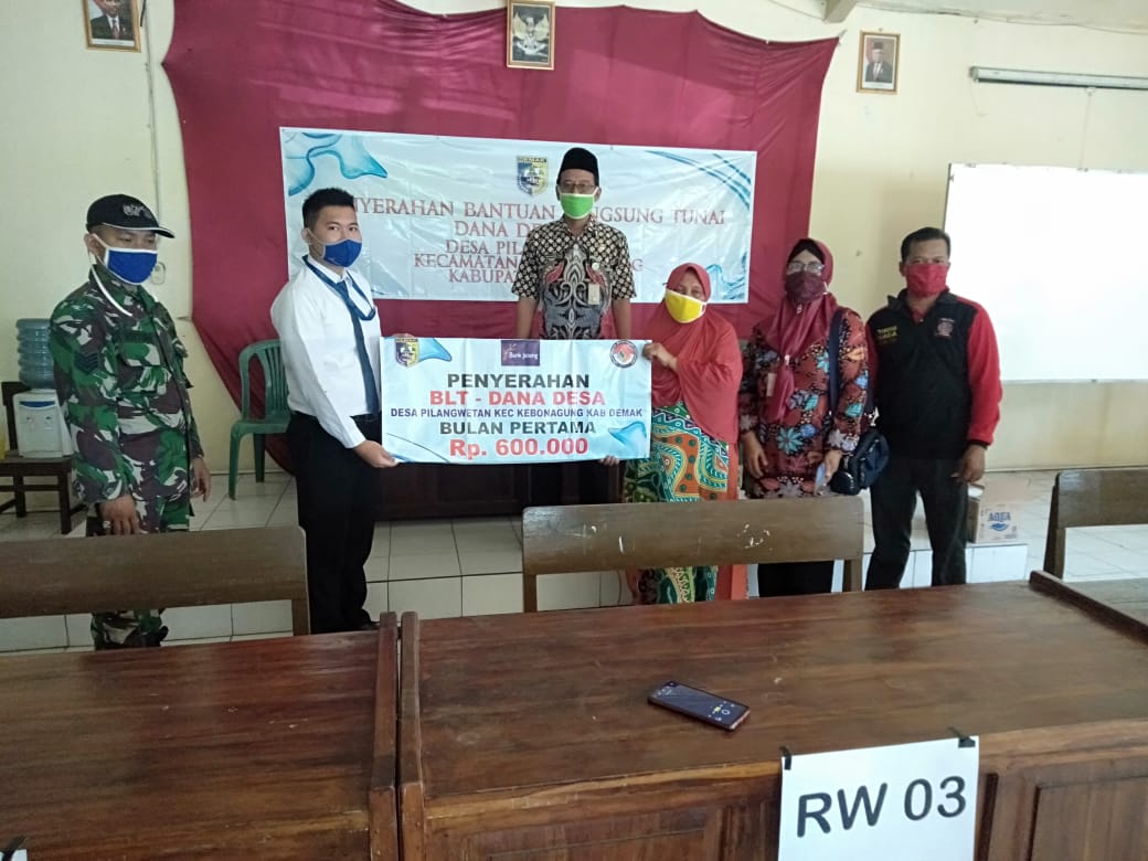 Penyaluran BLT Dana Desa Pilangwetan