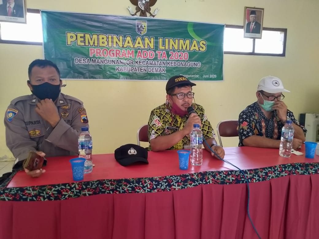 Pembinaan Linmas Desa Mangunanlor
