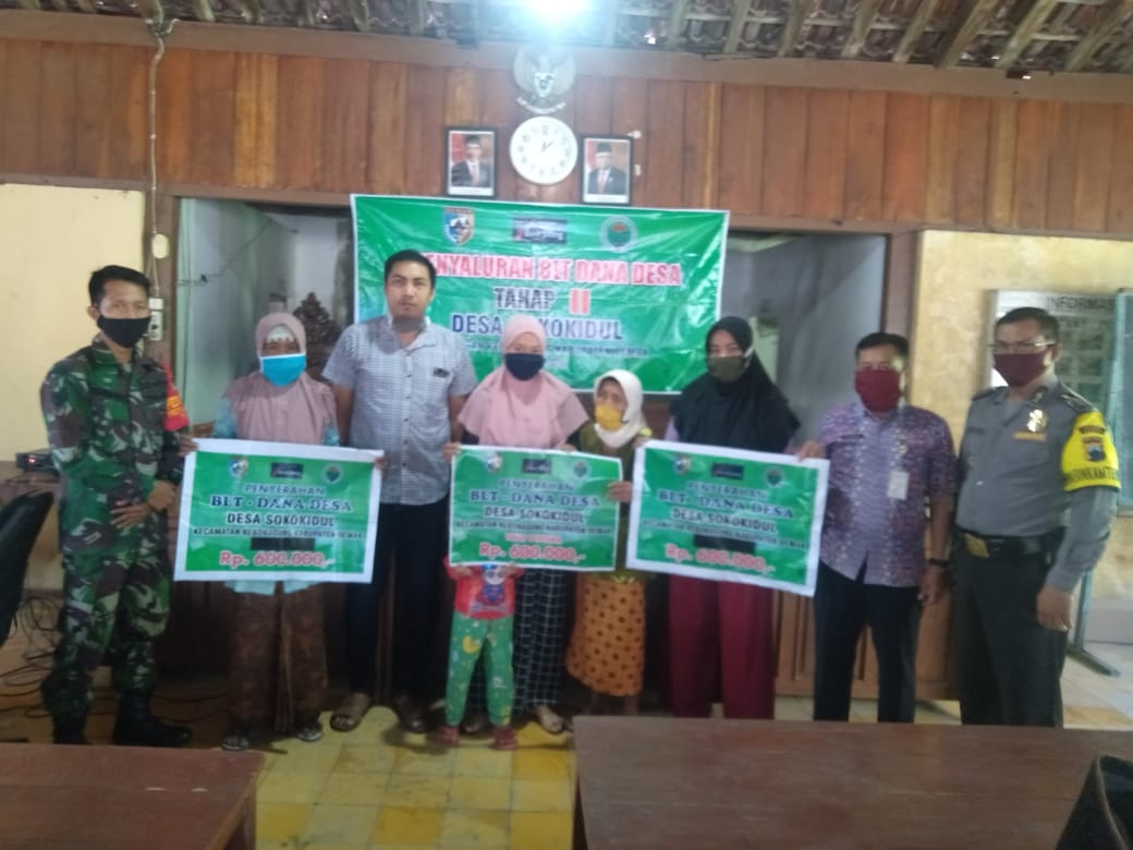 Penyerahan BLT-Dana Desa Sokokidul Tahap II