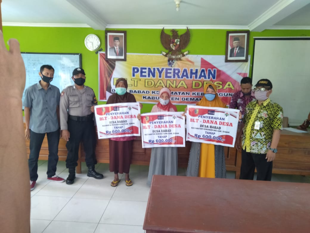 Monitoring Penyerahan BLT Dana Desa Tahap III Desa Babad