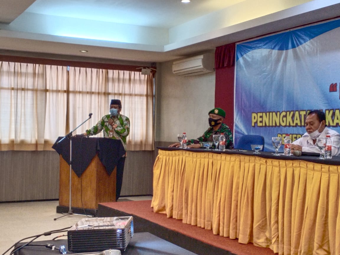 Camat Kebonagung Buka Kegiatan Bintek Aparatur Pemdes Babad