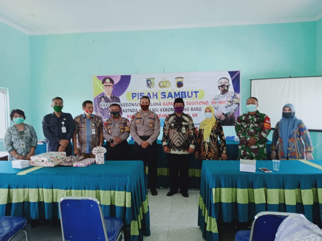 Pisah Sambut Kapolsek Kebonagung