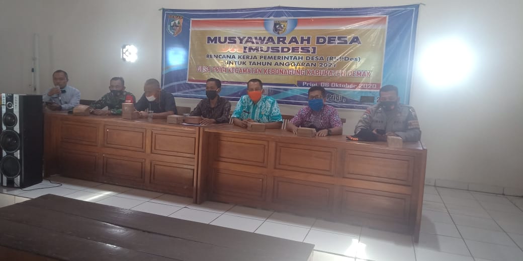 Musdes RKPDes Tahun Anggaran 2021, Desa Prigi