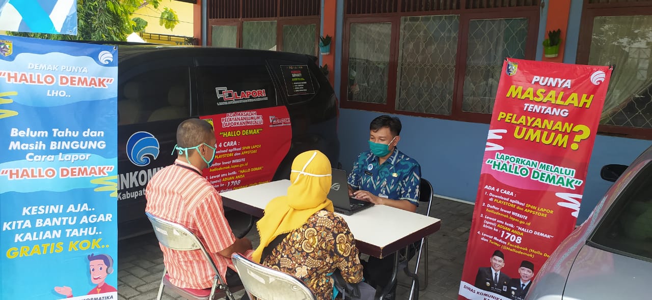 Layanan Hallo Demak & SP4N LAPOR di Kecamatan Kebonagung
