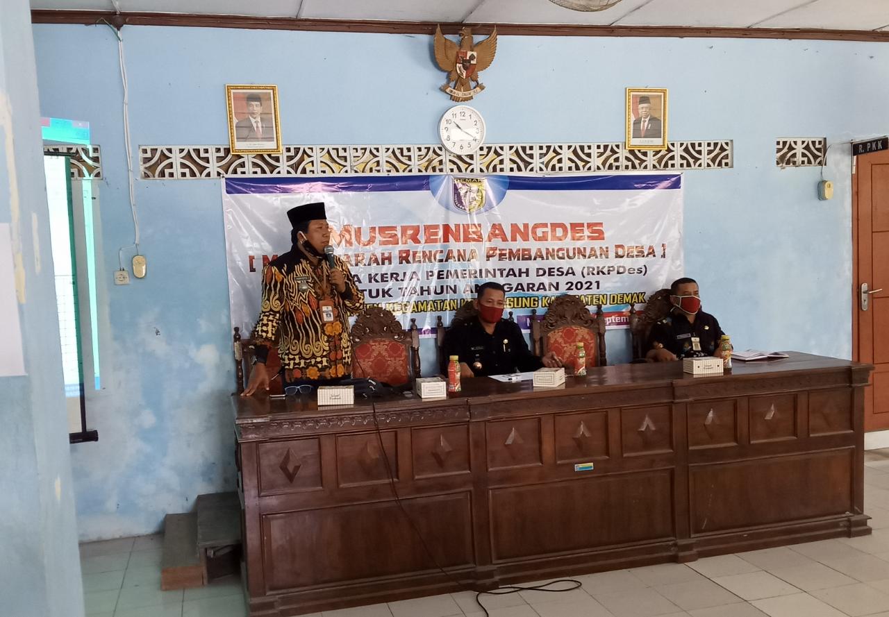 Musdes RKPDes Tahun Anggaran 2021, Desa Megonten