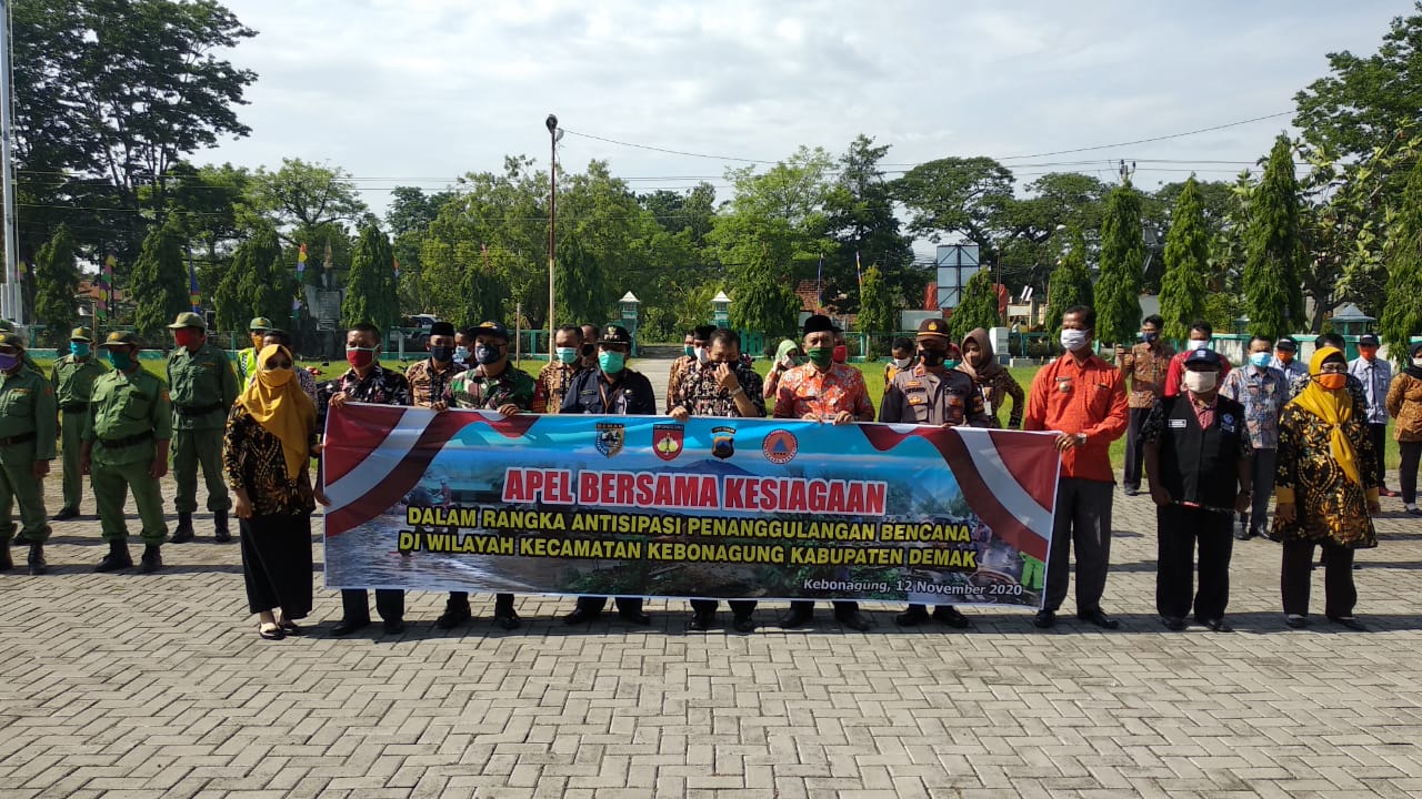 Forkompimcam Kebonagung Gelar Apel Kesiapsiagaan Bencana Tahun 2020