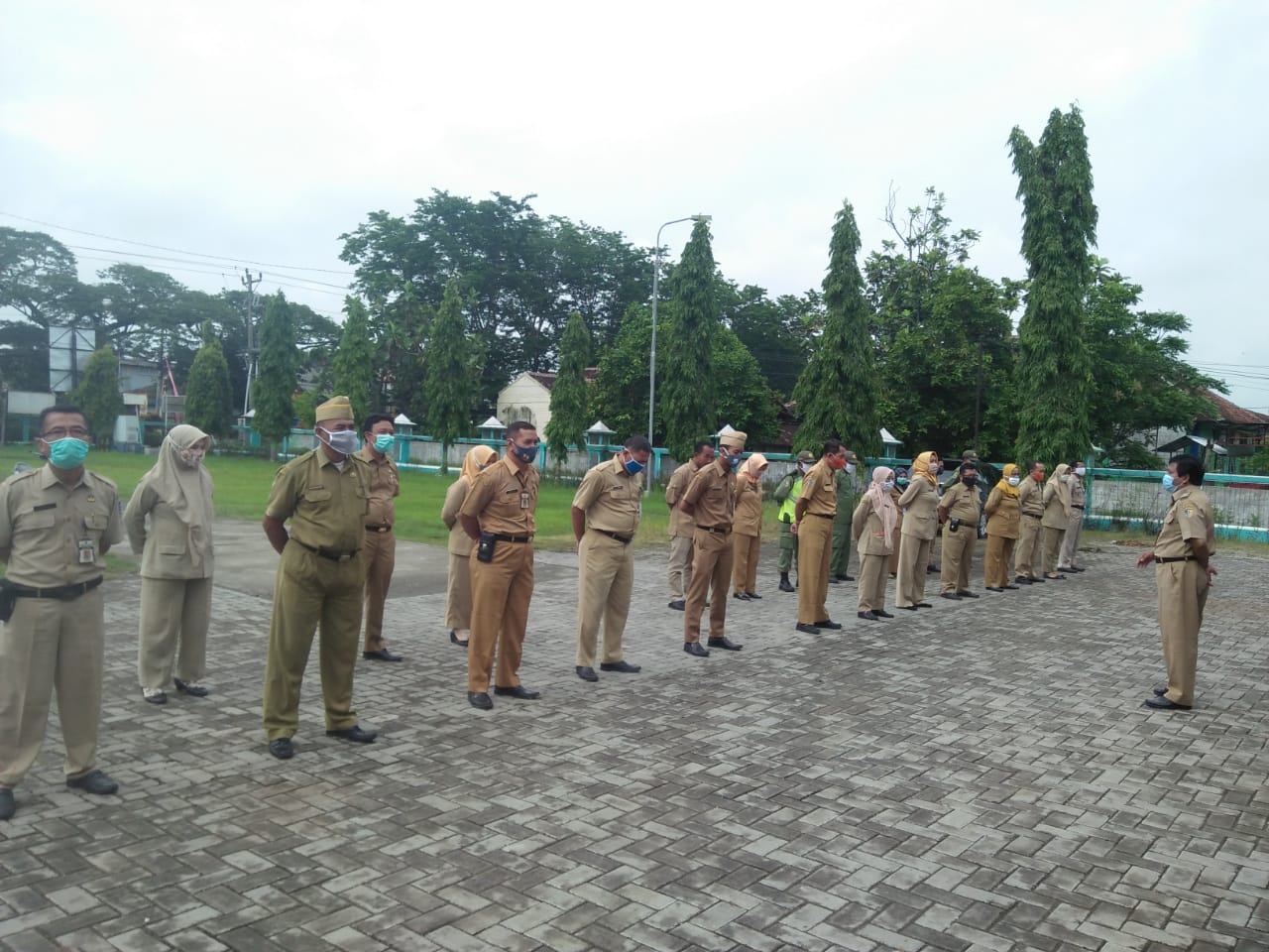 Apel Pagi Bersama Sekdes