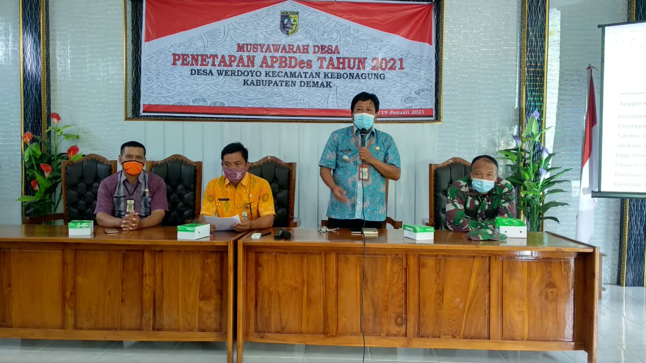 Camat Kebonagung Hadiri Musdes Werdoyo