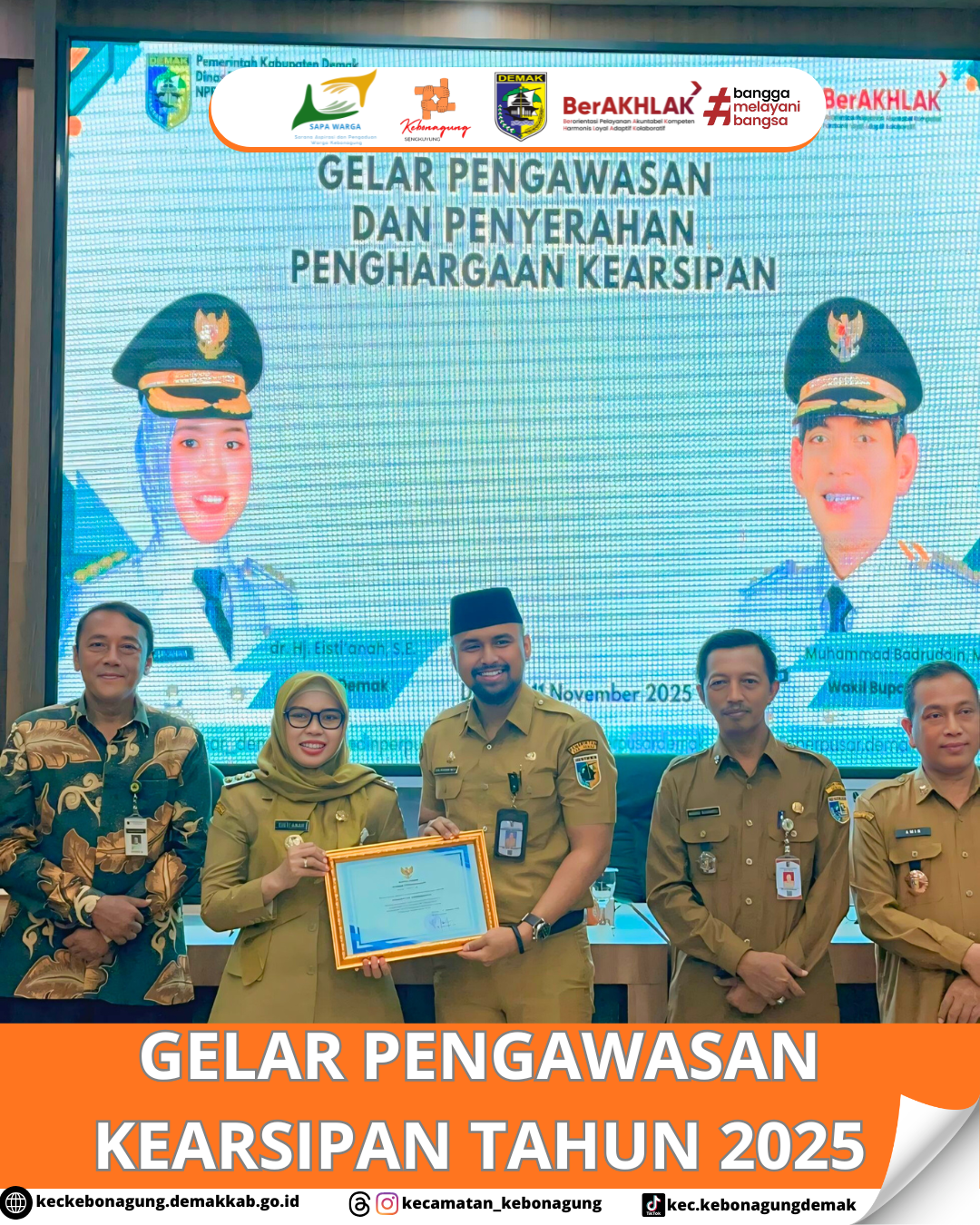 Gelar Pengawasan Kearsipan Tahun 2025