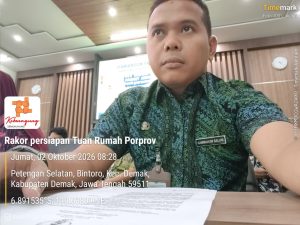 Rakor Persiapan Tuan Rumah PORPROV XVII Jawa Tengah Tahun 2026