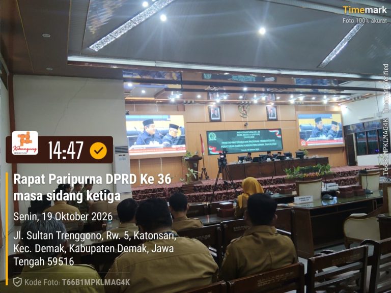 Rapat Paripurna DPRD Kabupaten Demak Ke-36, Ke-37, dan Ke-38 Masa Sidang III (Ketiga) Tahun 2026